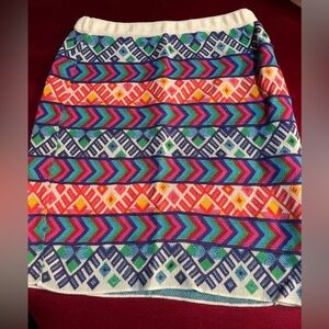 Jens Pirate Booty boho Gypsy crochet  90s skirt revolve style size Large